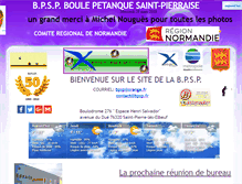 Tablet Screenshot of bpsp.fr